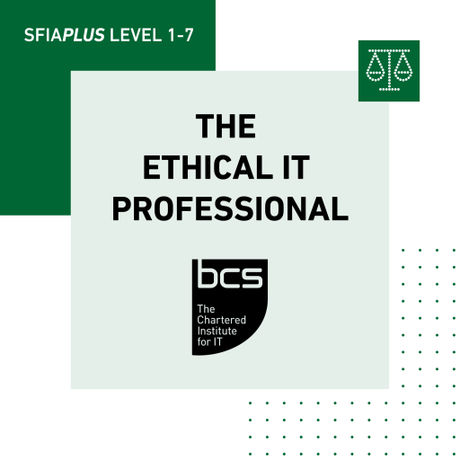 <h1><b>The Ethical IT Professional</b></h1><p>This module introduces you to the concept of ethics and the role it plays within the IT profession. This includes: Ethical principles and the BCS Code of Conduct, An introduction to Human Centred Design, Corporate Social Responsibility, Identifying and safeguarding against threats to our ethical behaviour</p><p><a href='https://develop.bcs.org/badges/badge.php?hash=008678e567b8534ee7a24e76852bcaeed9dc8edd' class='w3-hover-opacity' target='_blank'>Confirm my certification here.</a>